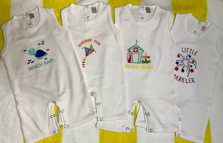 Sleeveless Baby Rompers