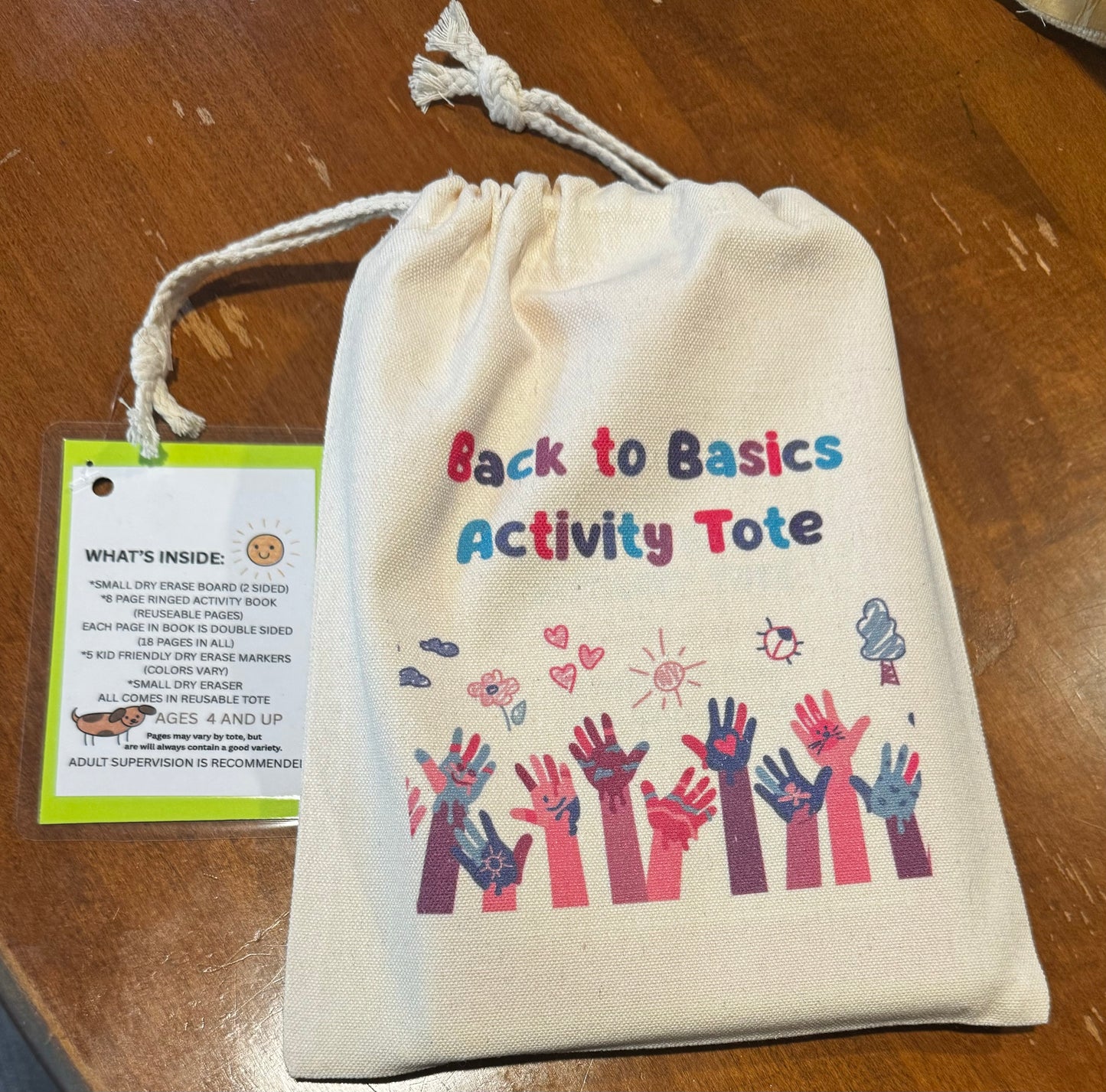 Back to Basics Activity Tote