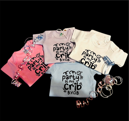 Party at My Crib Infant Onesie