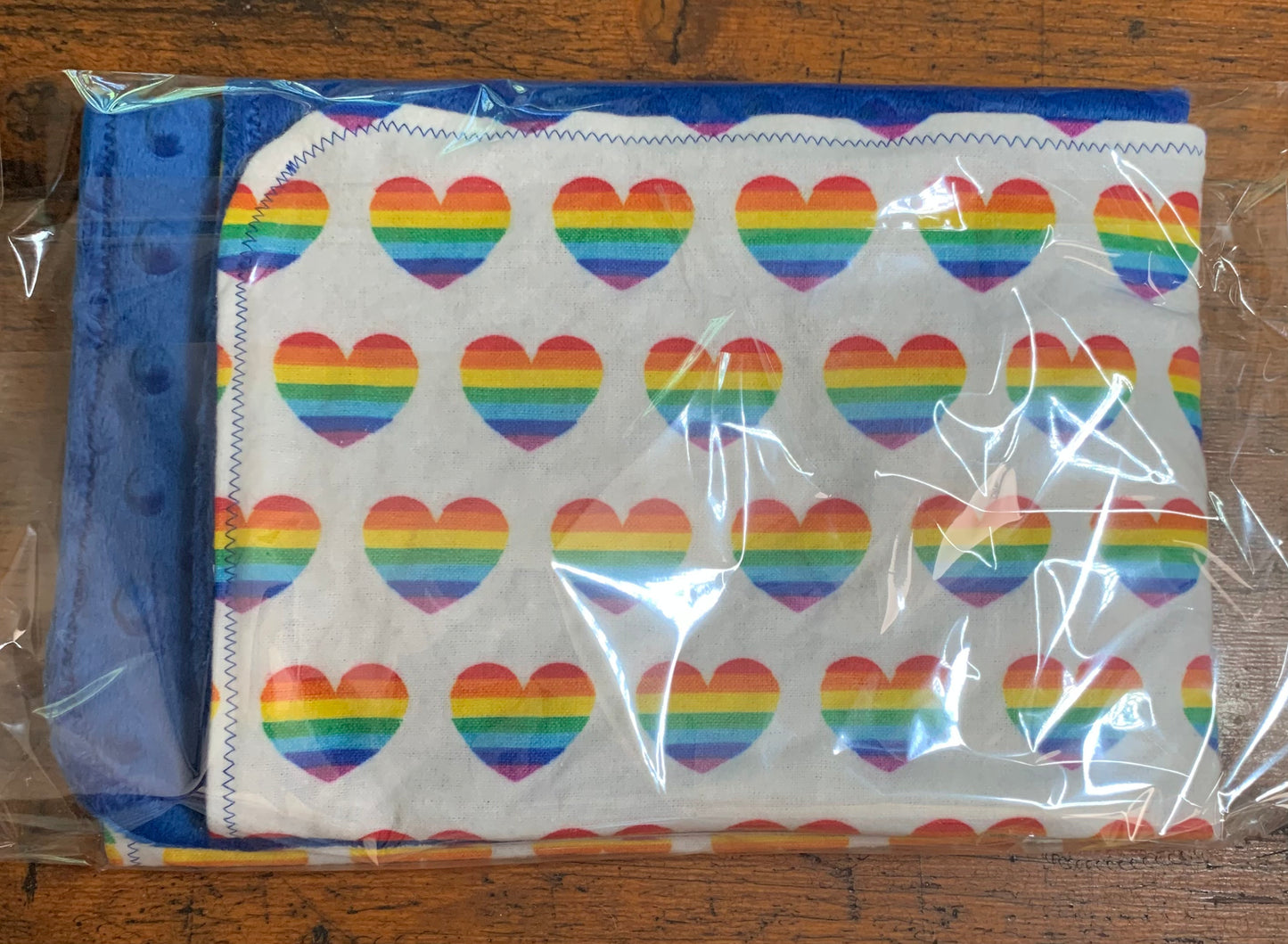 Cute Cuddler with Rainbow Hearts ๐โค๏ธ๐งก๐๐๐๐