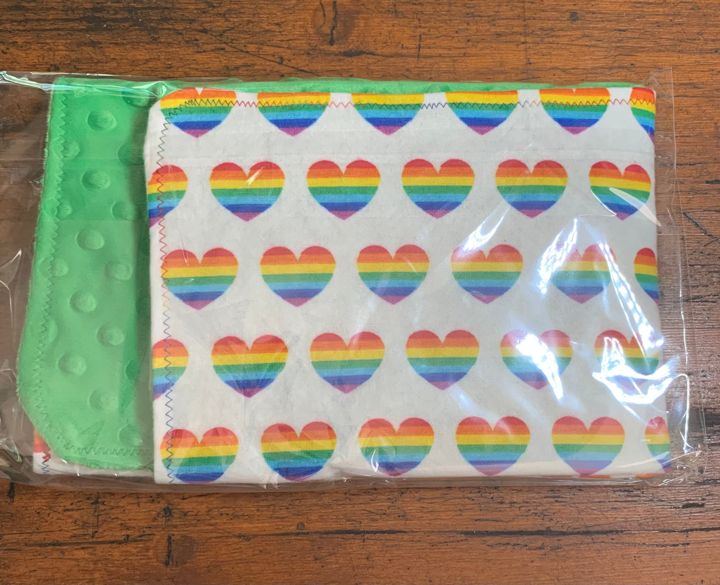 Cute Cuddler with Rainbow Hearts ๐โค๏ธ๐งก๐๐๐๐