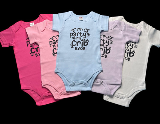 Party at My Crib Infant Onesie