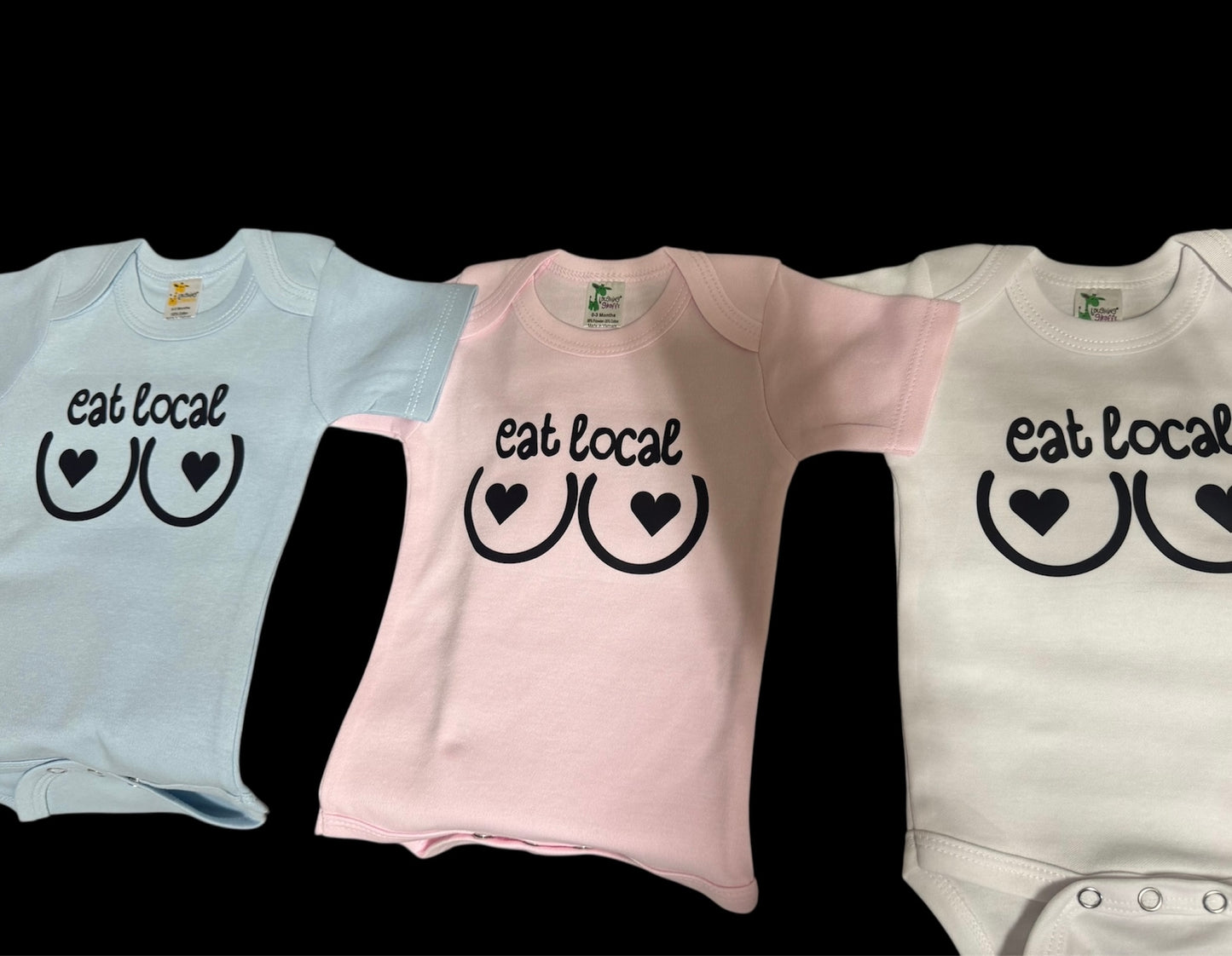 Eat local Infant onesie