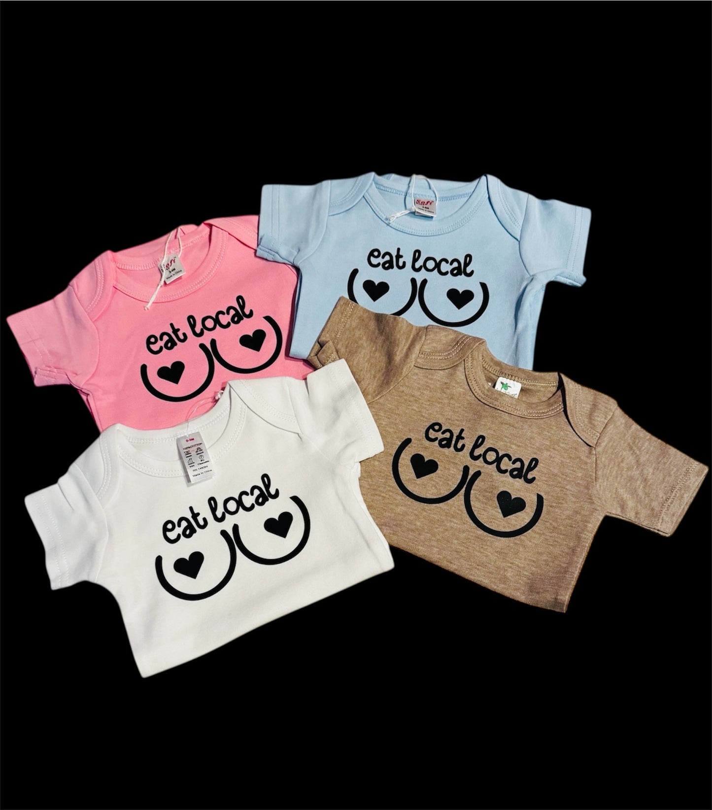 Eat local Infant onesie