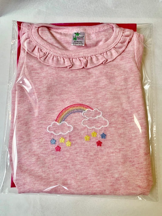 Adorable Rainbow Infant gown