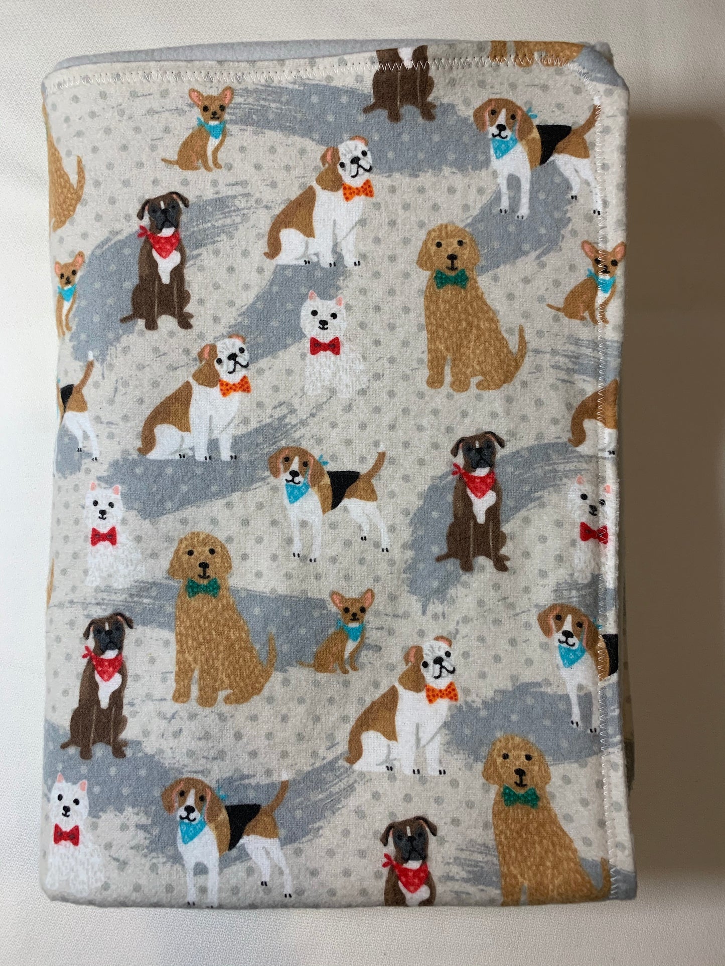 Fleece backed crib blanket