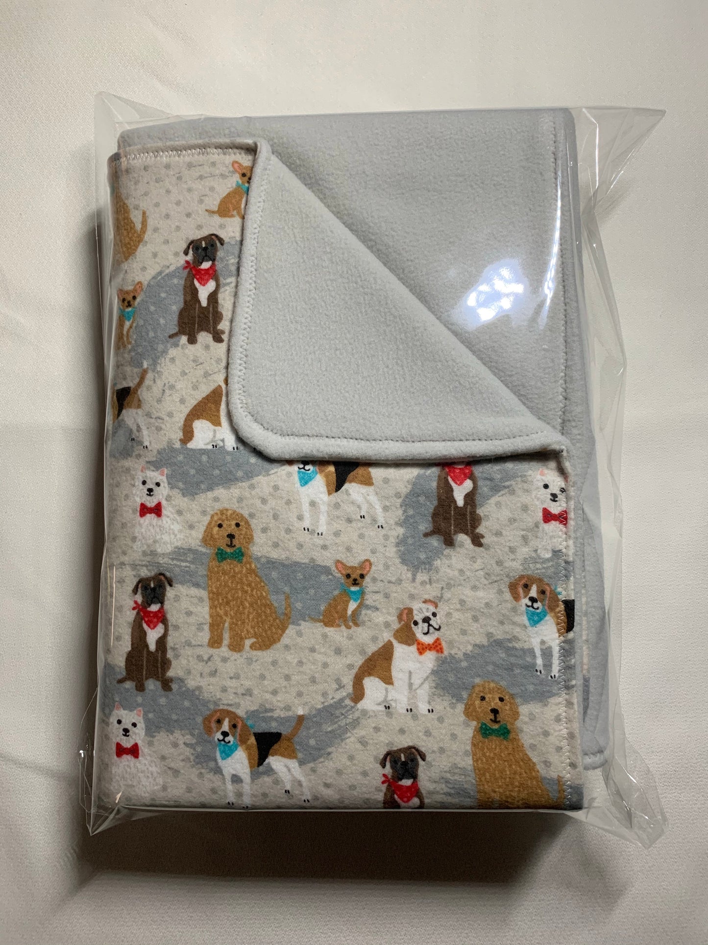 Fleece backed crib blanket